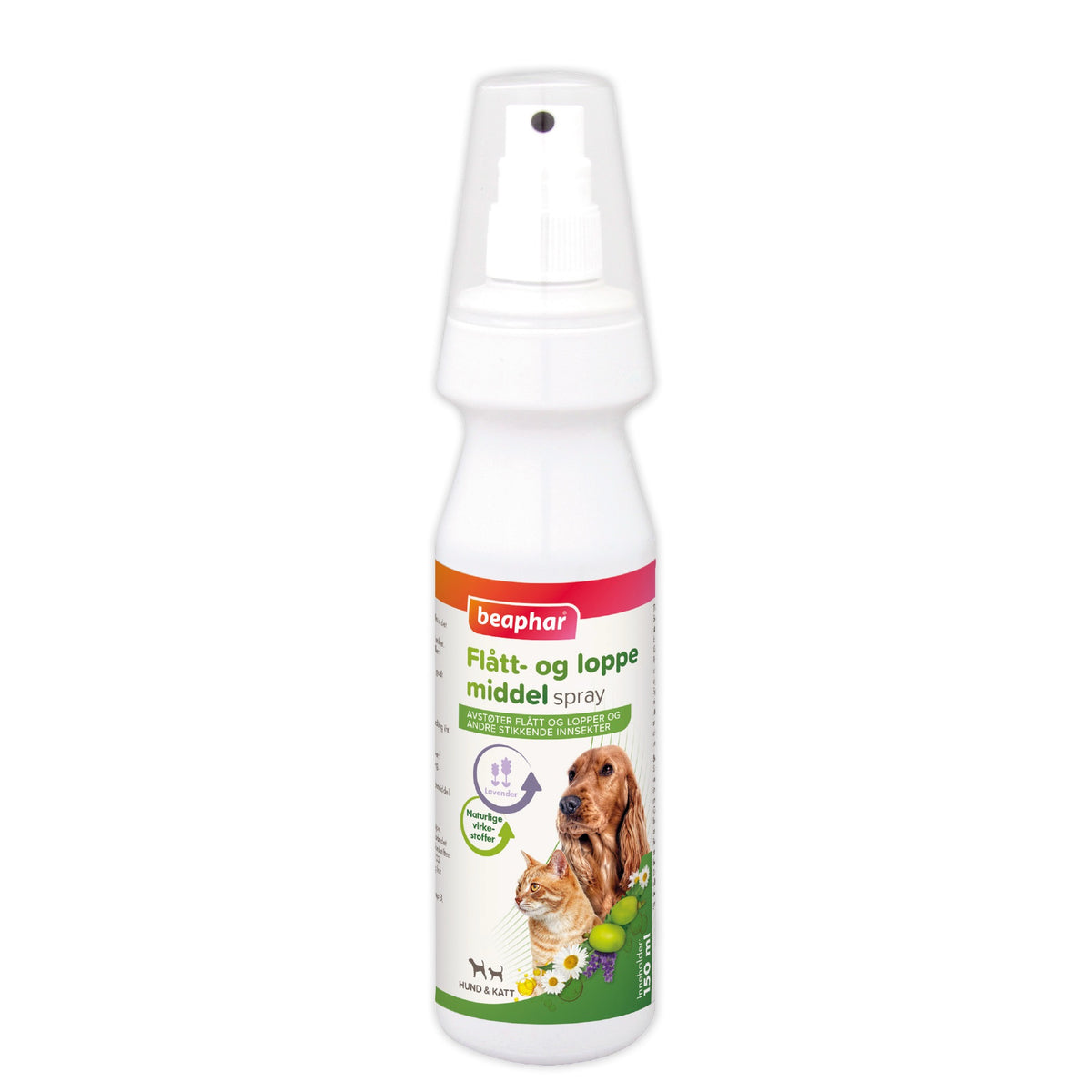 Beaphar Bio spray til hund og katt 250 ml mot lopper, flått og mygg
