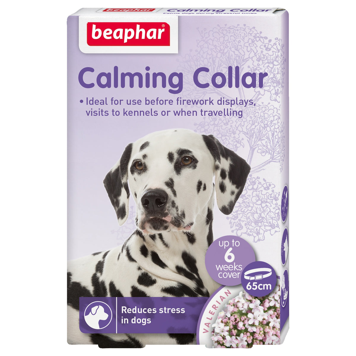 Beaphar Calming halsbånd til hund med valerian og lavendel