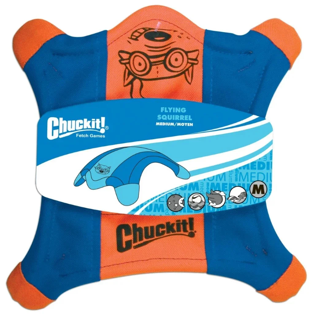 Chuckit! Flying Squirrel – hundefrisbee formet som et ekorn