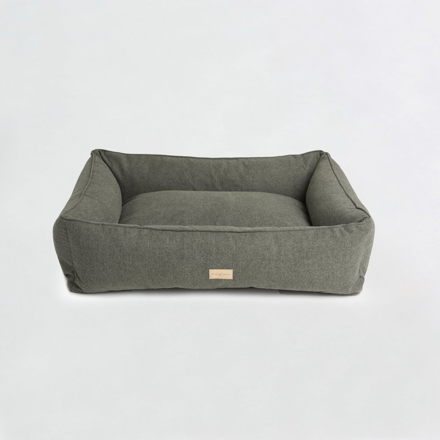 Cozy Corner hundeseng med memory foam og avtagbart trekk i grønn