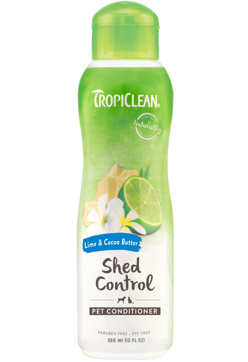 TropiClean balsam med lime og kakaosmør til hund, 355 ml