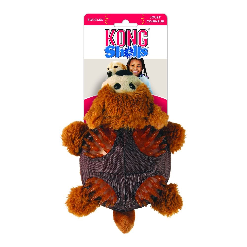 KONG Shells Bear – koseleke med skall som renser tennene str. S