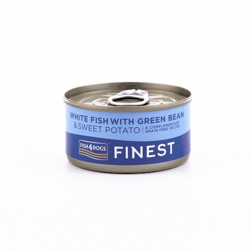 Wet White Fish With Sweet Potato & Green Bean 85g