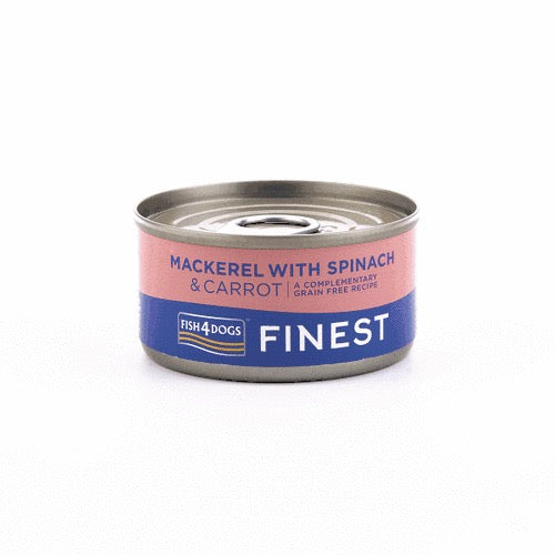 Wet Macerel With Carrot & Spinach 85g