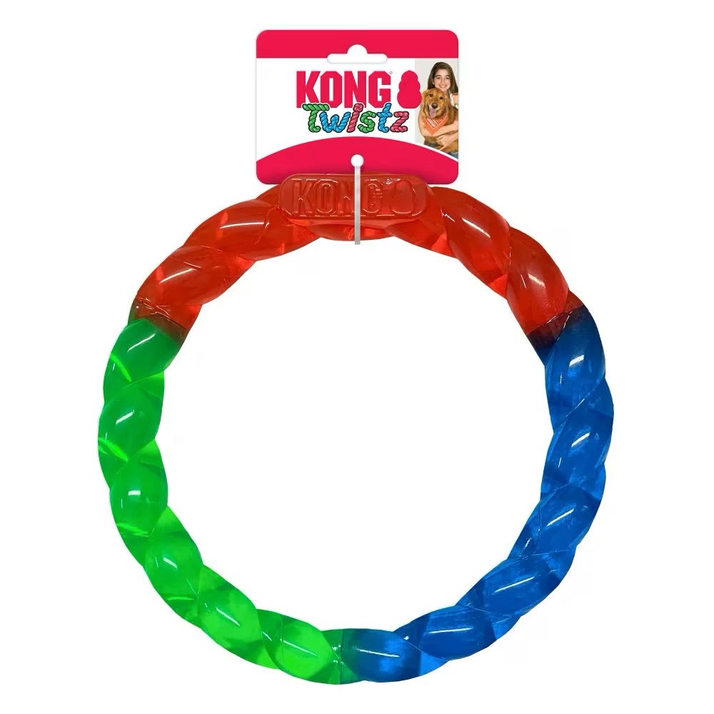 KONG Twistz Ring – fleksibel ring til dralek og apport str. S