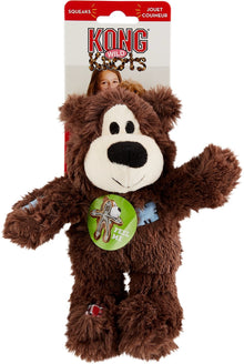 KONG Wild Knots Bear – myk koseleke med tauskjelett str. S/M