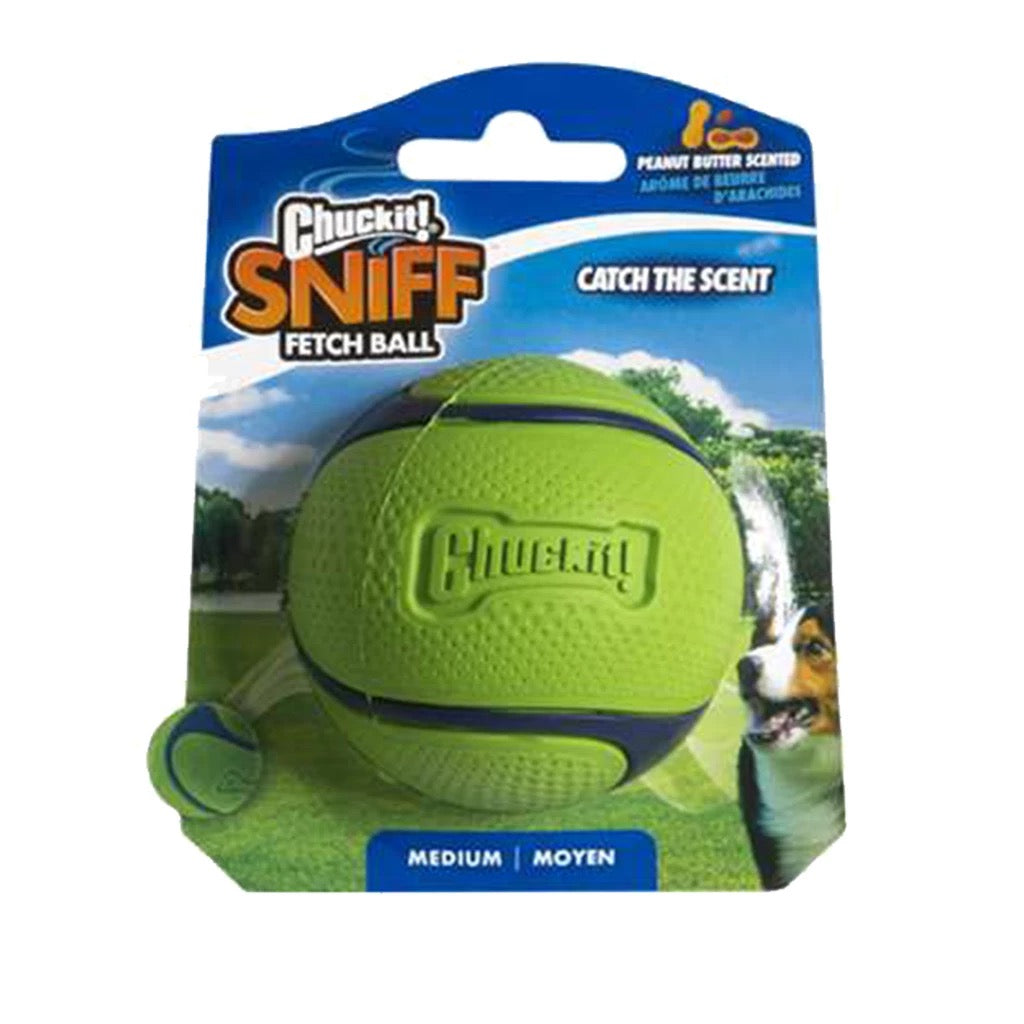 Chuckit! Sniff Fetch Ball Peanut Butter