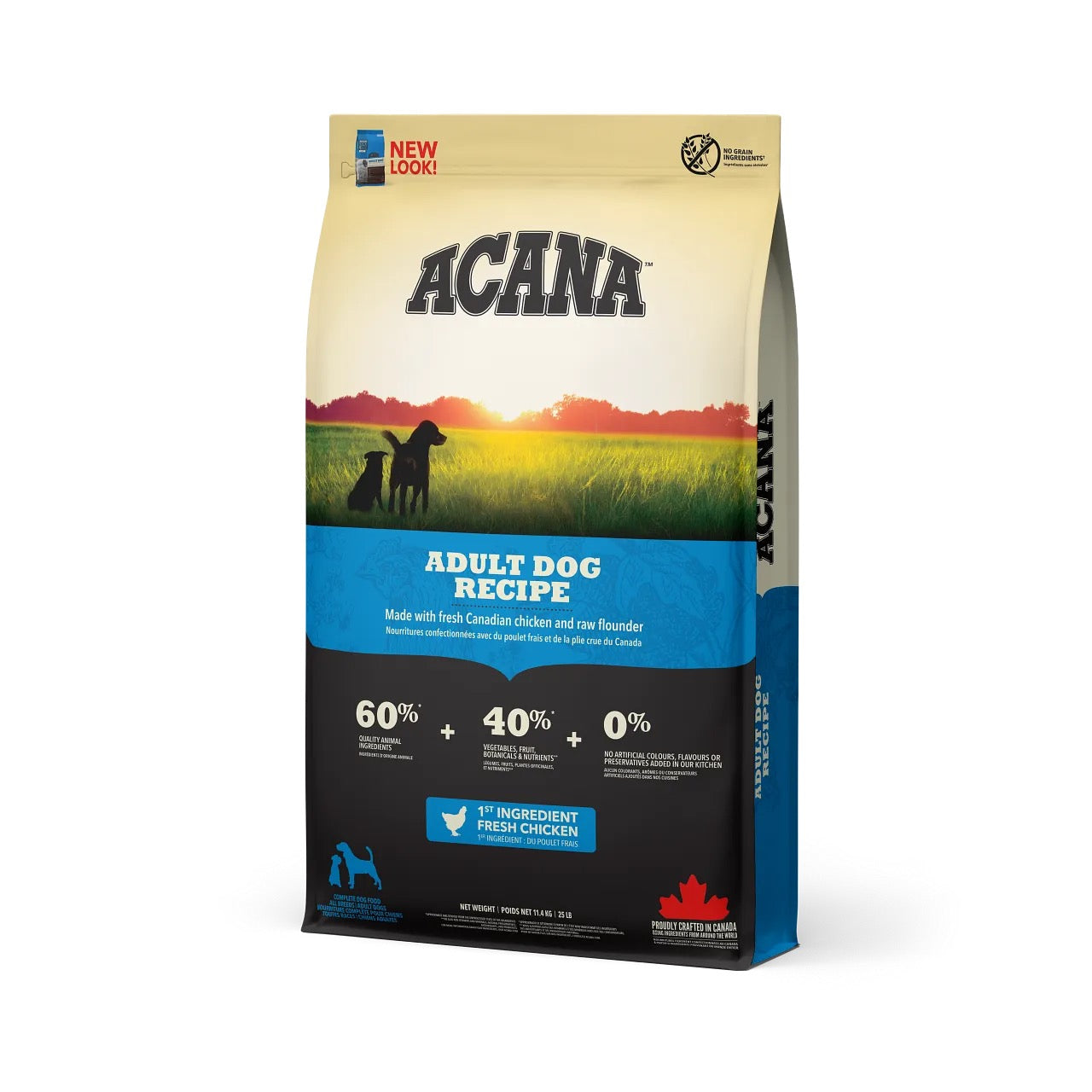 Acana Adult Dog Recipe tørrfôr med kylling og kalkun for voksne hunder
