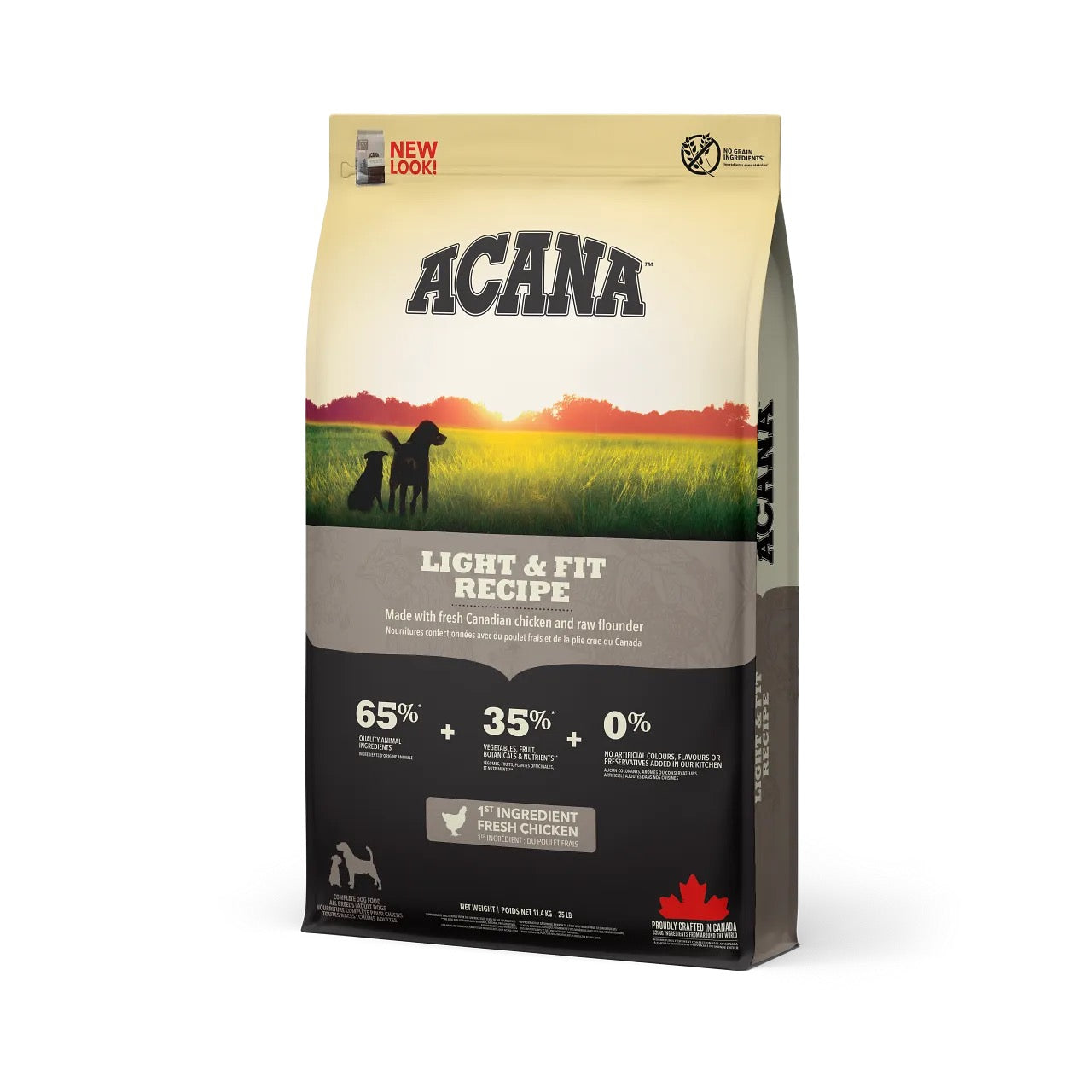 Acana Dog Light & Fit Recipe tørrfôr med kylling og kalkun for hunder som trenger vektkontroll