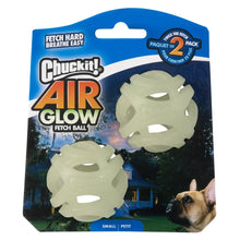 Chuckit! Air Glow Fetch Ball – hundeballer i 2-pakning