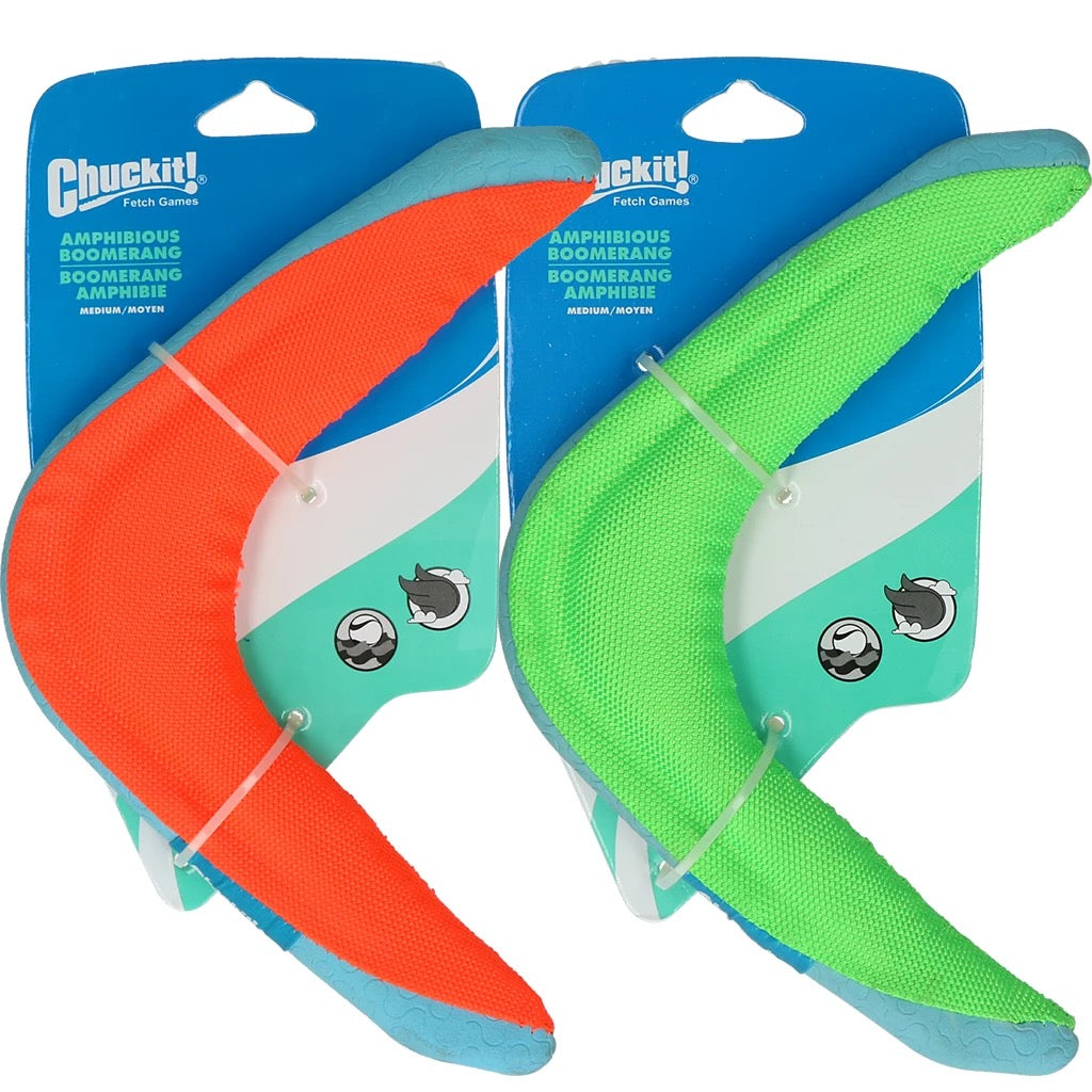 Chuckit! Amphibious Boomerang – flytende apportleke til hund