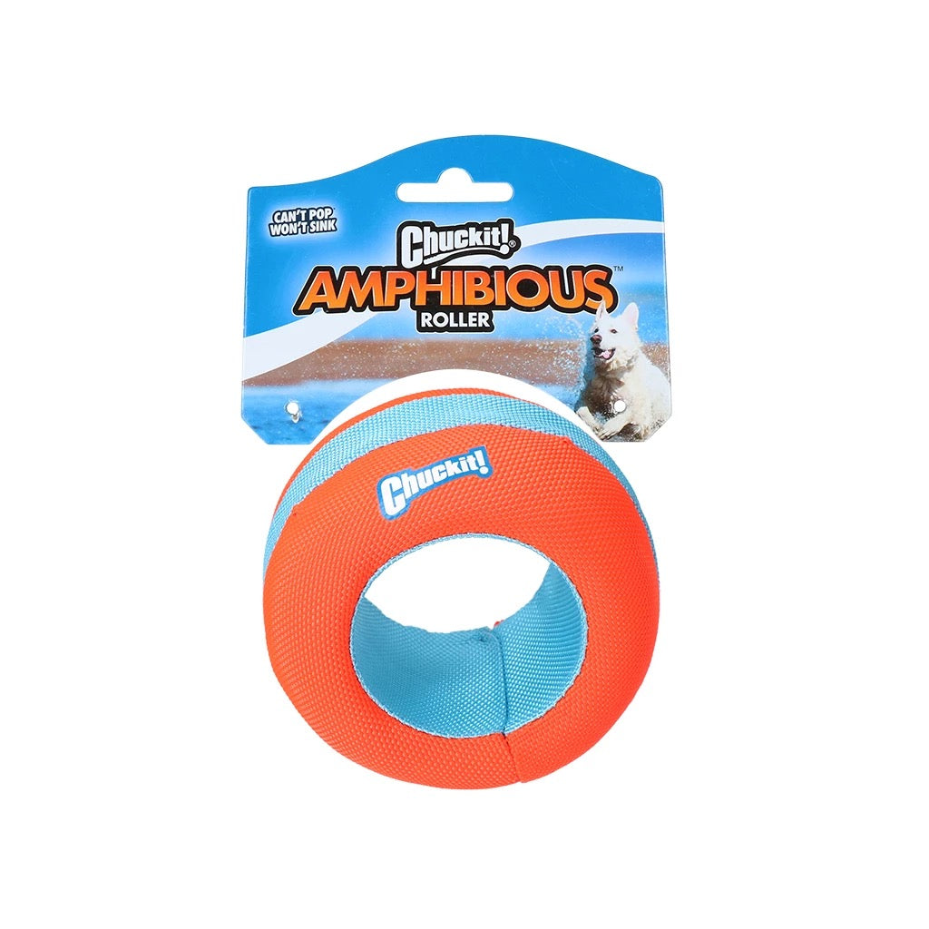 Chuckit! Amphibious Roller – flytende apportleke til hund