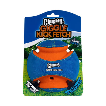 Chuckit! Giggle Kick Fetch – stor hundeball med lydeffekt
