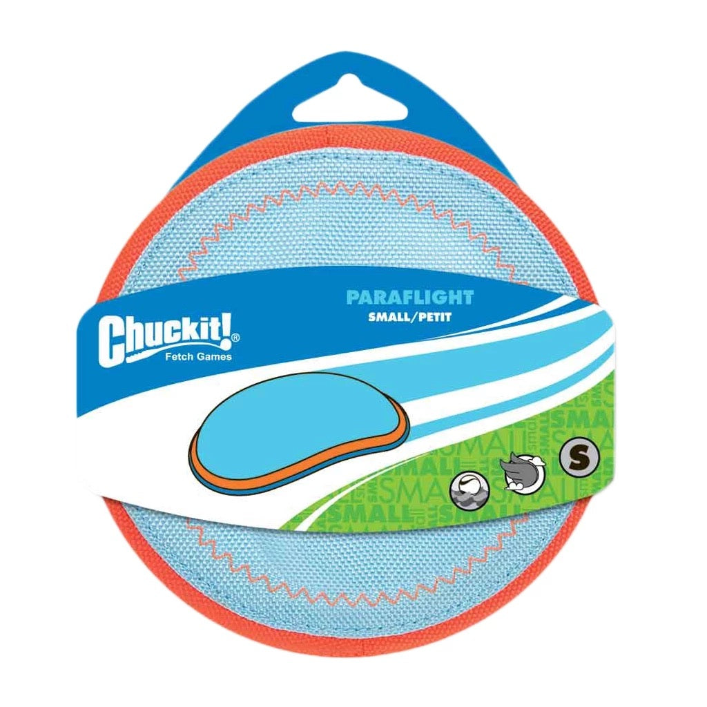 Chuckit! Paraflight som flyter i vann og flyr i buet bane