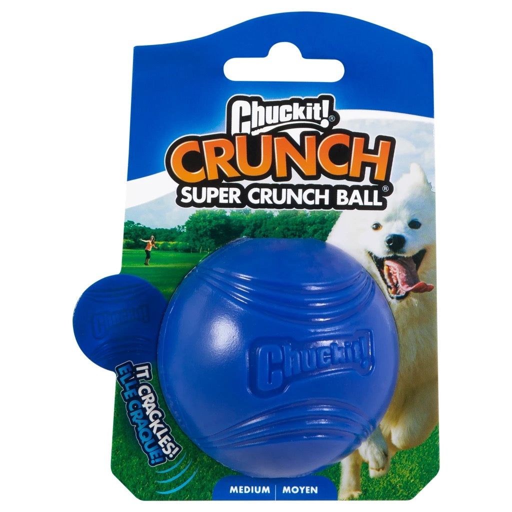 Chuckit! Super Crunch Ball – hundeball med knaselyd