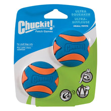 Chuckit! Ultra Squeaker Ball – gummiball med pipelyd, 2-pakning
