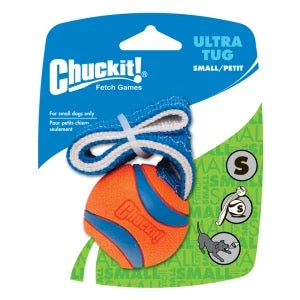 Chuckit! Ultra Tug – tennisball med håndtak til kast og dragkamp