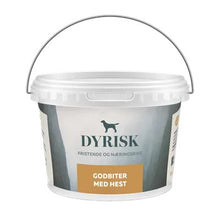 Dyrisk godbiter med hest til hund