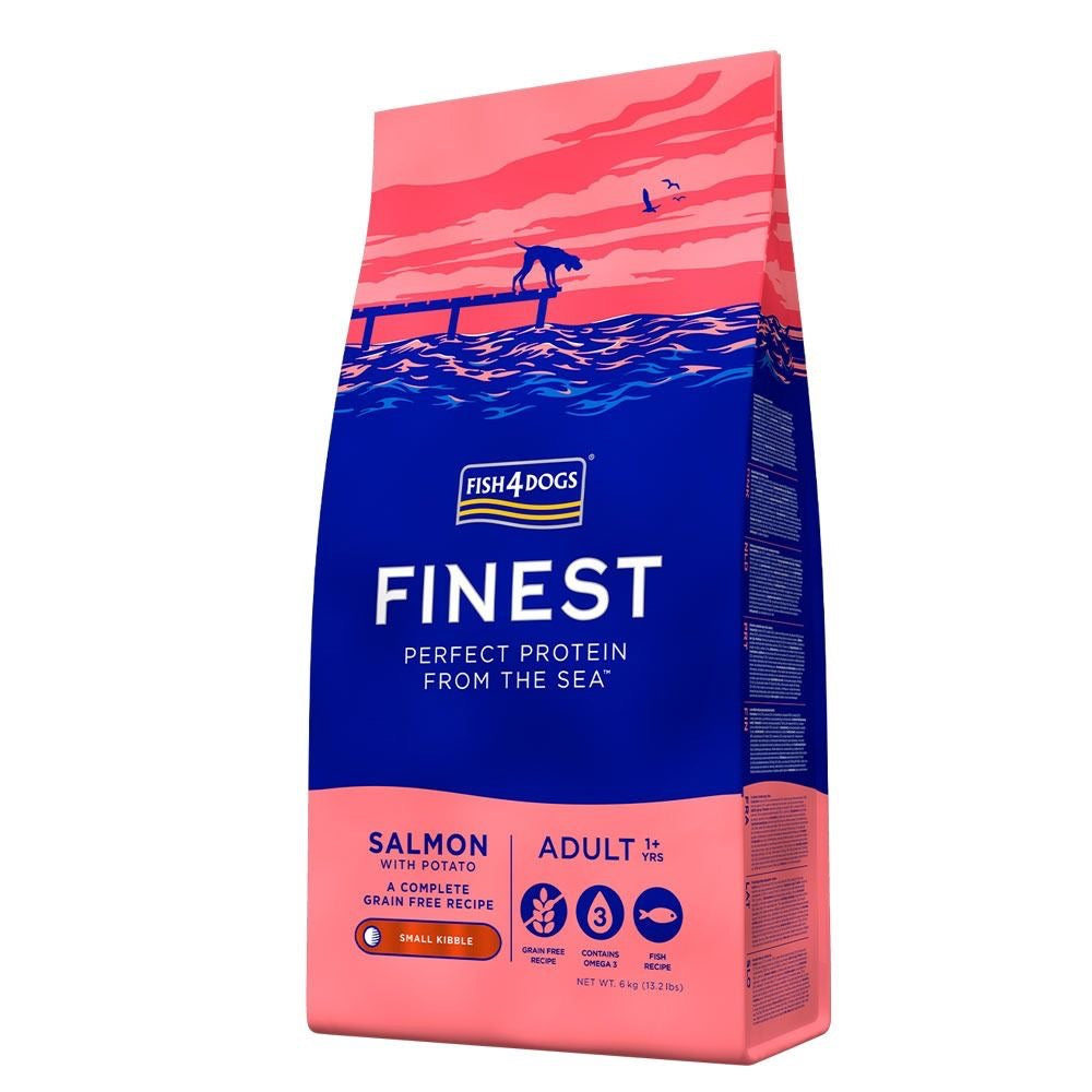 Fish4Dogs Finest Salmon Adult – kornfritt hundefôr med laks