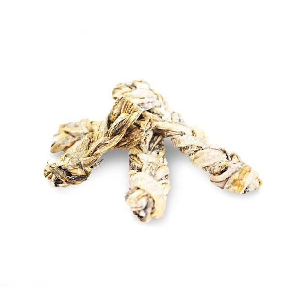 Nærbilde av Fish4Dogs Sea Jerky Fish Whoppers godbiter