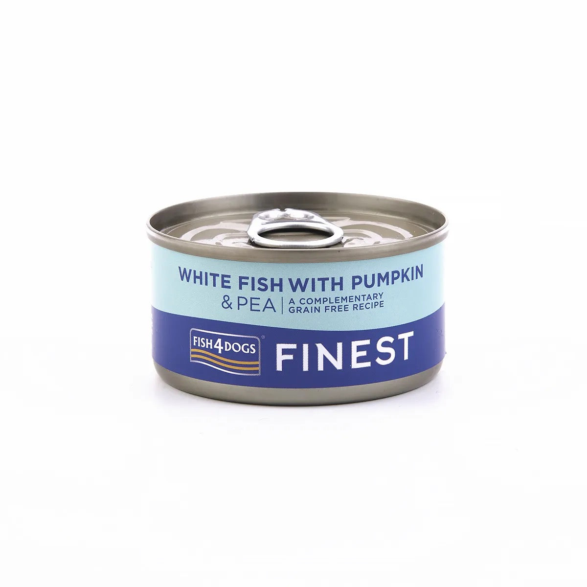 Fish4Dogs Wet White Fish with Pumpkin & Pea 85g – våtfôr med hvit fisk