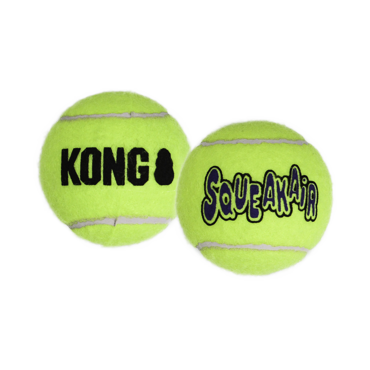 KONG AirDog Squeakair Ball apportball med pipelyd til hund 1stk nærbilde
