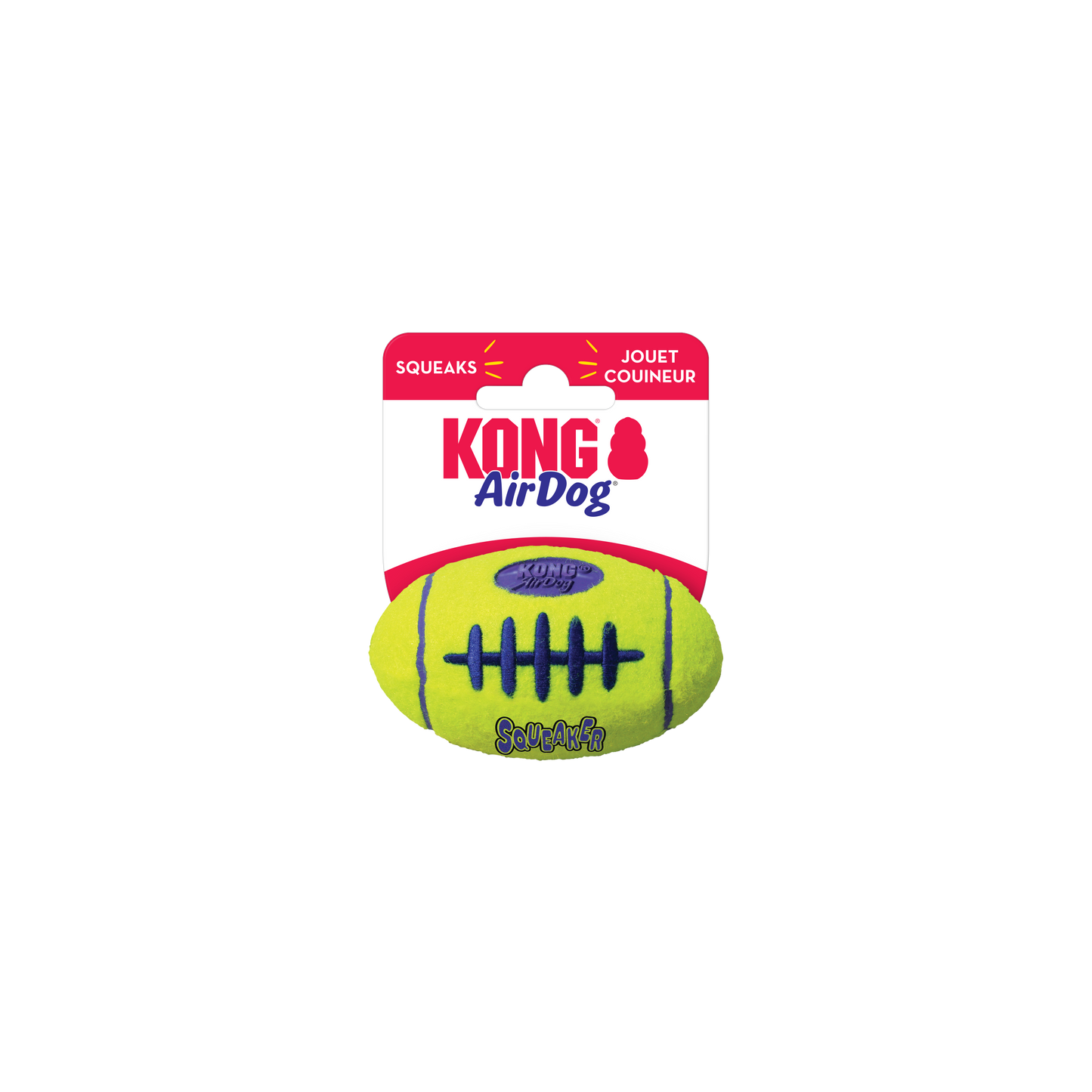 KONG AirDog Squeaker Football hundeleke med squeaker