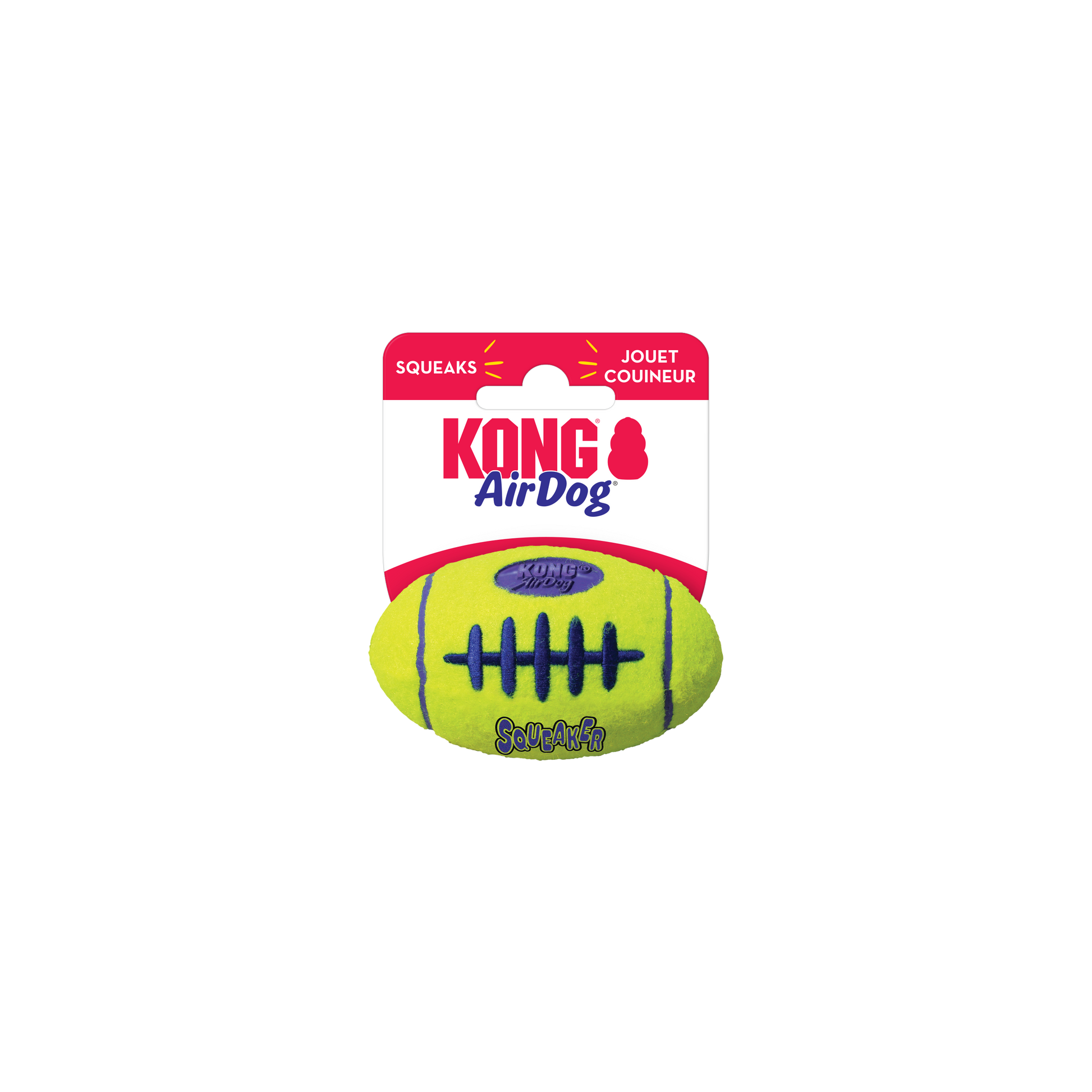 KONG AirDog Squeaker Football hundeleke med squeaker