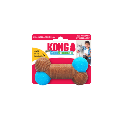 KONG CoreStrength Bamboo Bone slitesterk tyggeleke med bambus for hund
