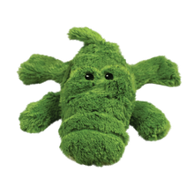 KONG Cozie Ali Alligator myk hundeleke med pipelyd nærbilde
