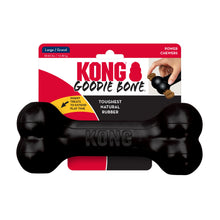 KONG Extreme Goodie Bone slitesterk tyggeleke i svart gummi for hund
