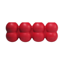 KONG Goodie Ribbon aktivitetsleke i slitesterk gummi for hunder nærbilde
