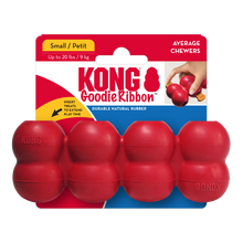 KONG Goodie Ribbon aktivitetsleke i slitesterk gummi for hund

