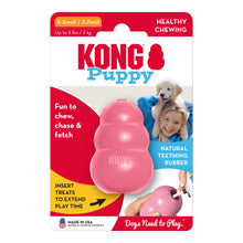 KONG Puppy i emballasje – myk tyggeleke for valper som kan fylles med godbiter