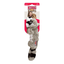 KONG Scrunch Knots Raccoon – slitesterk plysjleke med tauknuter
