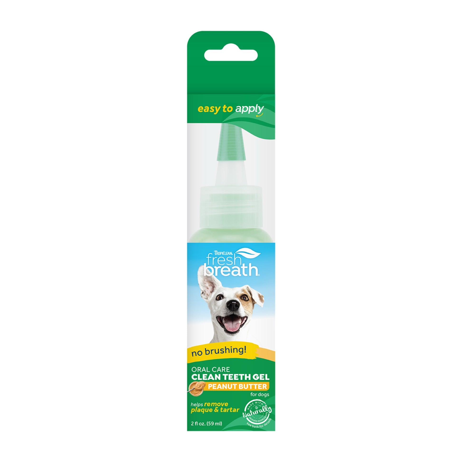 Oral Care Clean Teeth Gel med smak av peanøttsmør 59 ml for hund