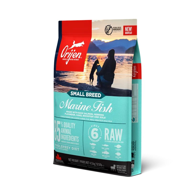 Orijen Small Breed Marine Fish – kornfritt hundefôr med fisk for små raser