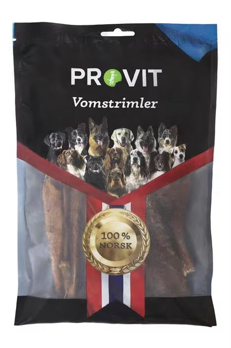PROVIT Vomstrimler – naturlige, proteinrike snacks av lufttørket vom til hund
