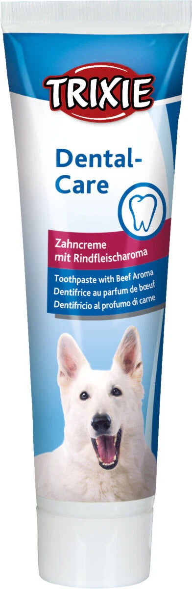 Trixie tannkrem med biffsmak til hund, 100 g