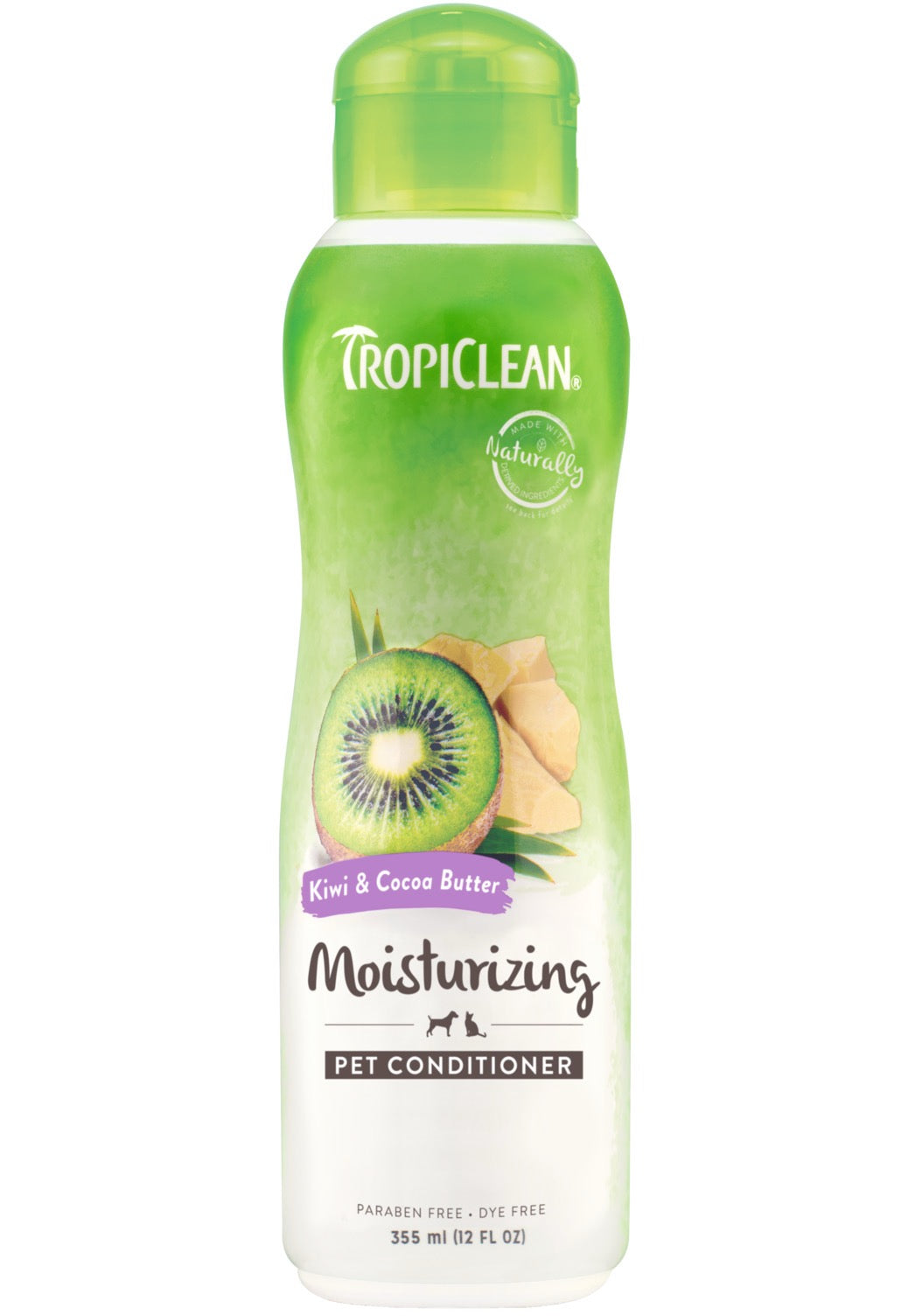 TropiClean balsam med kiwi og kakaosmør til hund, 355 ml