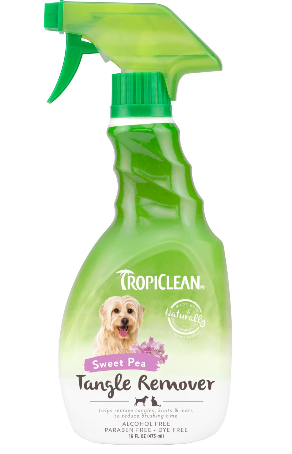 Tropiclean flokeløser balsamspray 473 ml for floker og glans i pelsen