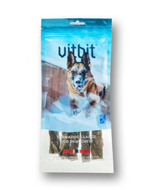 Tornadogs Large Cod Skin Chew fra VITBIT – naturlig tyggepinne av 100 % torskeskinn